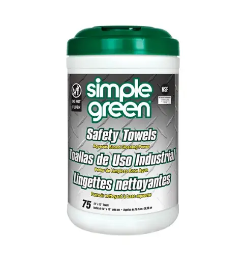 [13351] Simple Green Toallitas Crystal Multiusos – 75 uds